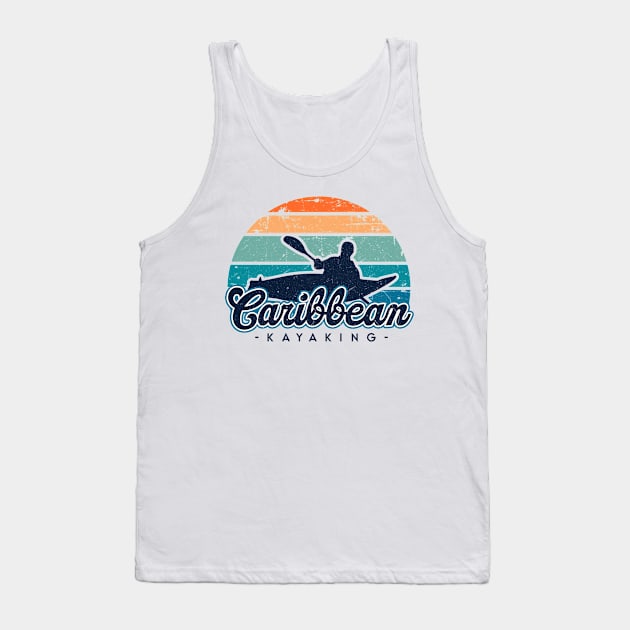 Caribbean kayaking. Perfect present for mom mother dad father friend him or her Tank Top by SerenityByAlex